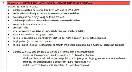 Program aktivnosti v sklopu Evropskega tedna mobilnosti 2021 v občini Gornja Radgona 5
